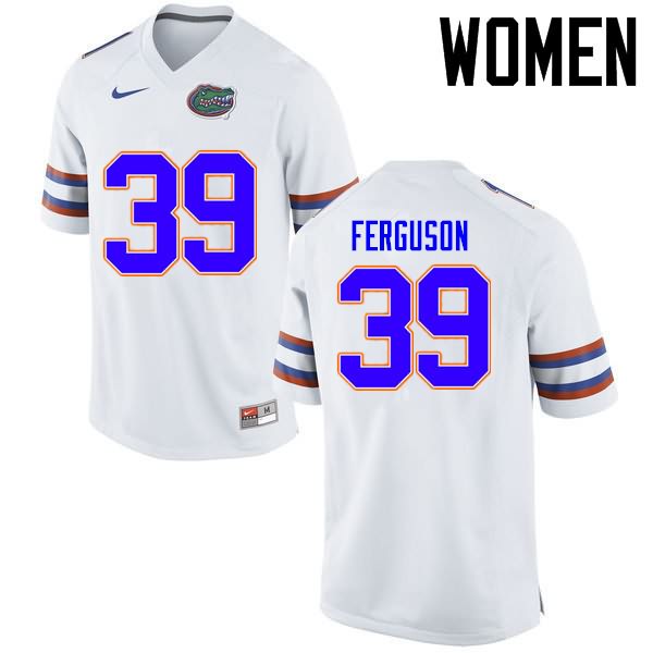 Women's NCAA Florida Gators Ryan Ferguson #39 Stitched Authentic Nike White College Football Jersey ZUX3565YO